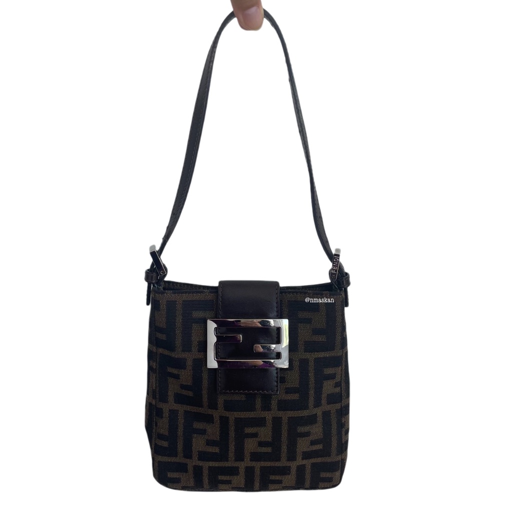 Authentic Fendi Zucca Bucket Mini Bag
